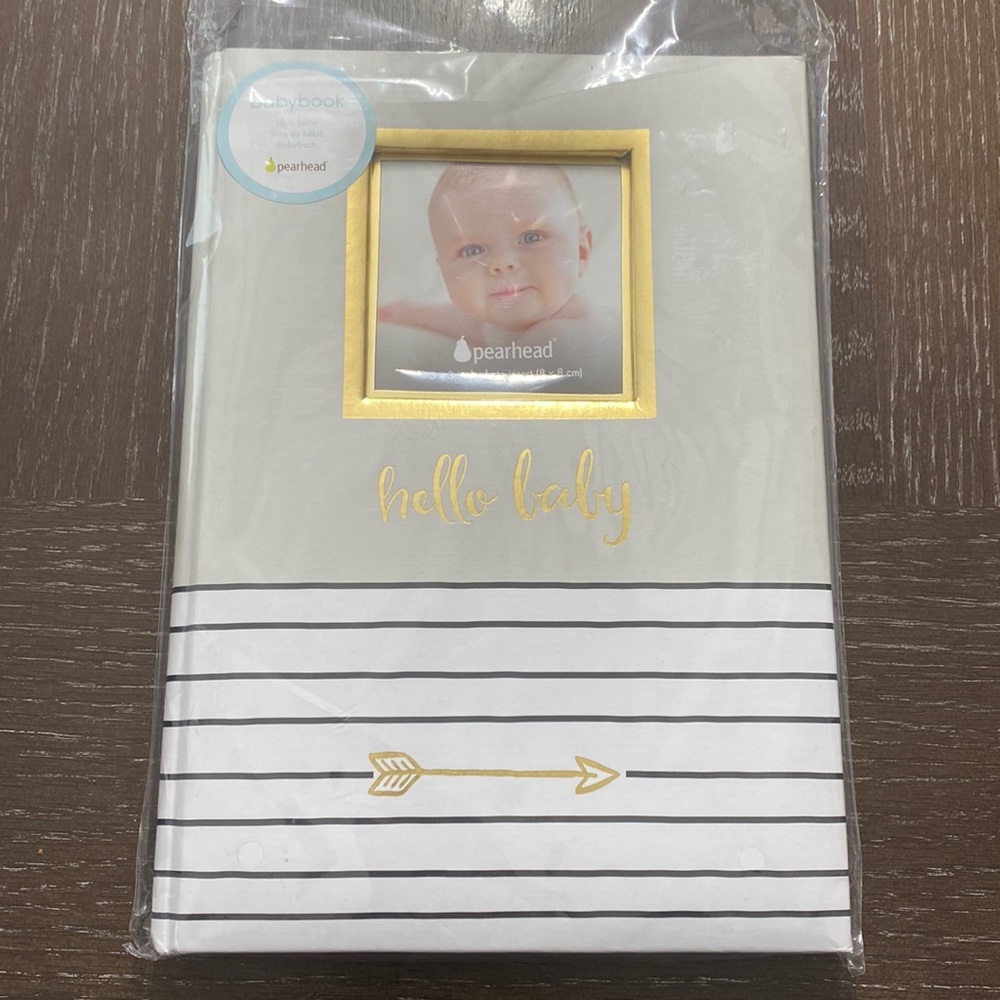NWT Pearhead hello baby baby memory book
